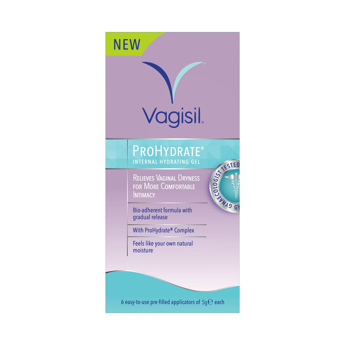 Vagisil ProHydrate internes hydratisierendes Gel 5g x 6 - Britisches Produkt