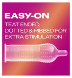 Durex Pleasure Me ribbed and dotted condoms 12 pack - British product