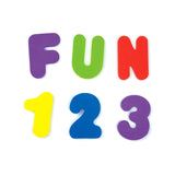 Munchkin bath letters and numbers foam toy set 36 pieces, UK version