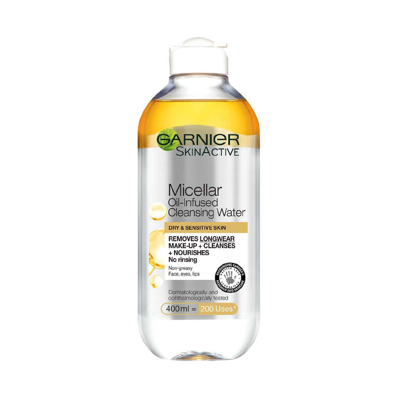 Garnier Micellar Oil Infused Cleanser 400ml, imported from the UK