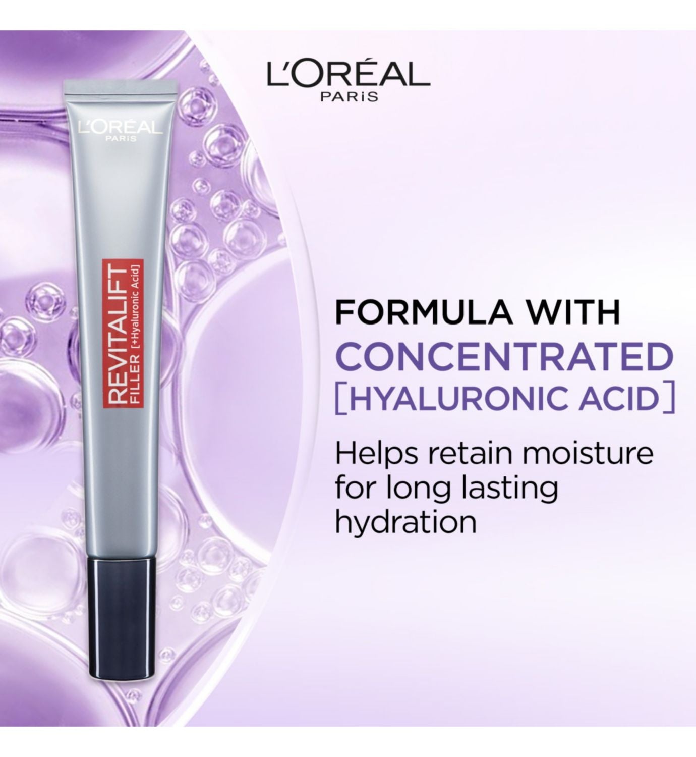 L'Oréal Paris Revitalift Filler eye cream 15ml (British brand)