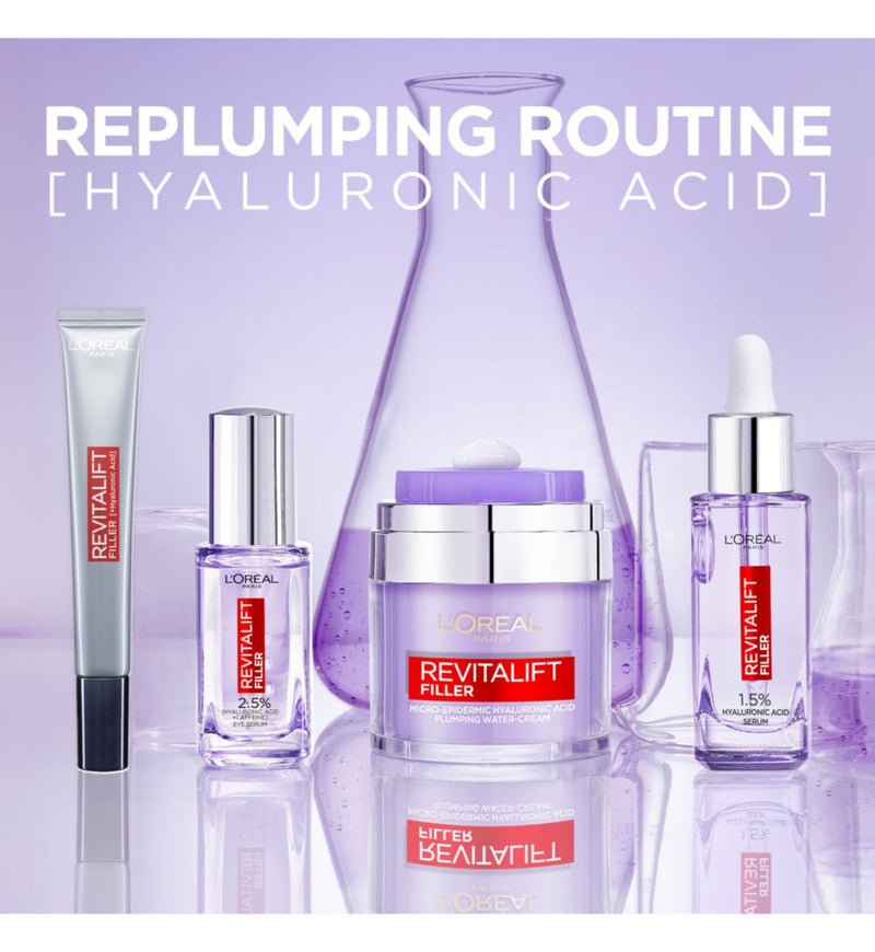 L'Oréal Paris Revitalift Filler eye cream 15ml (British brand)