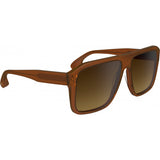Victoria Beckham VB671S brown sunglasses, imported from the UK