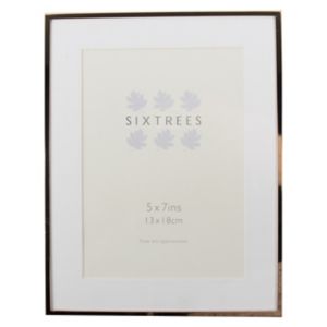 Sixtrees rose gold photo frame 5x7 (British brand)