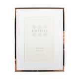 Sixtrees metal rose gold photo frame 4x6 (British brand)