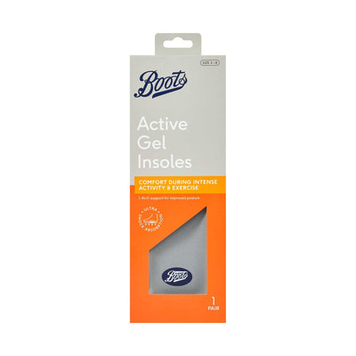 Boots Boots Active Gel Insoles 1 Pair Women's Size 3-8- Buy online at McGrocer