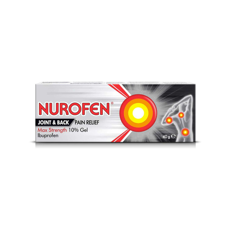 Nurofen joint and back pain relief gel 40g (British brand)