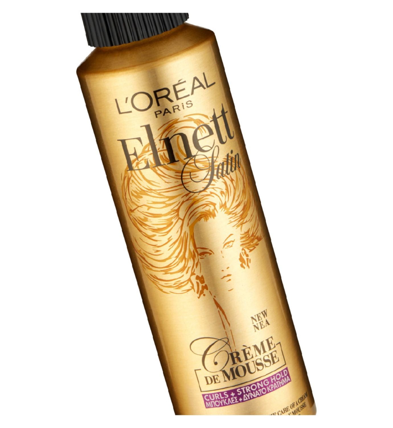 L'Oreal Paris Elnett curl creme mousse 200ml, imported from the UK
