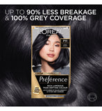 L'Oréal Paris Preference P11 Cool Black permanent hair colour, imported from the UK