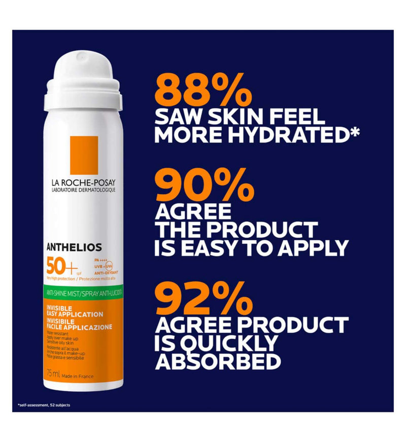 La Roche-Posay sunscreen invisible anti-shine mist 75ml - British product