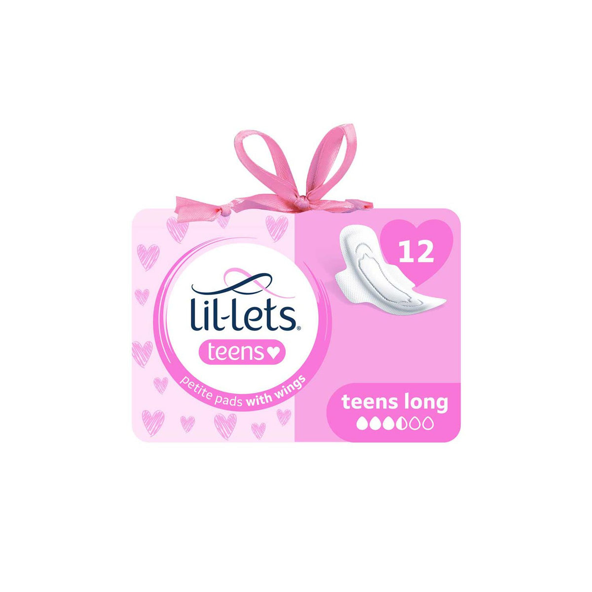 فوط صحية Lil-Lets للمراهقات، مقاس صغير وطويل، مستوردة من المملكة المتحدة