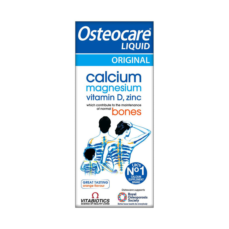 مكمل الكالسيوم السائل Osteocare® من Vitabiotics، 500 مل، الإصدار البريطاني
