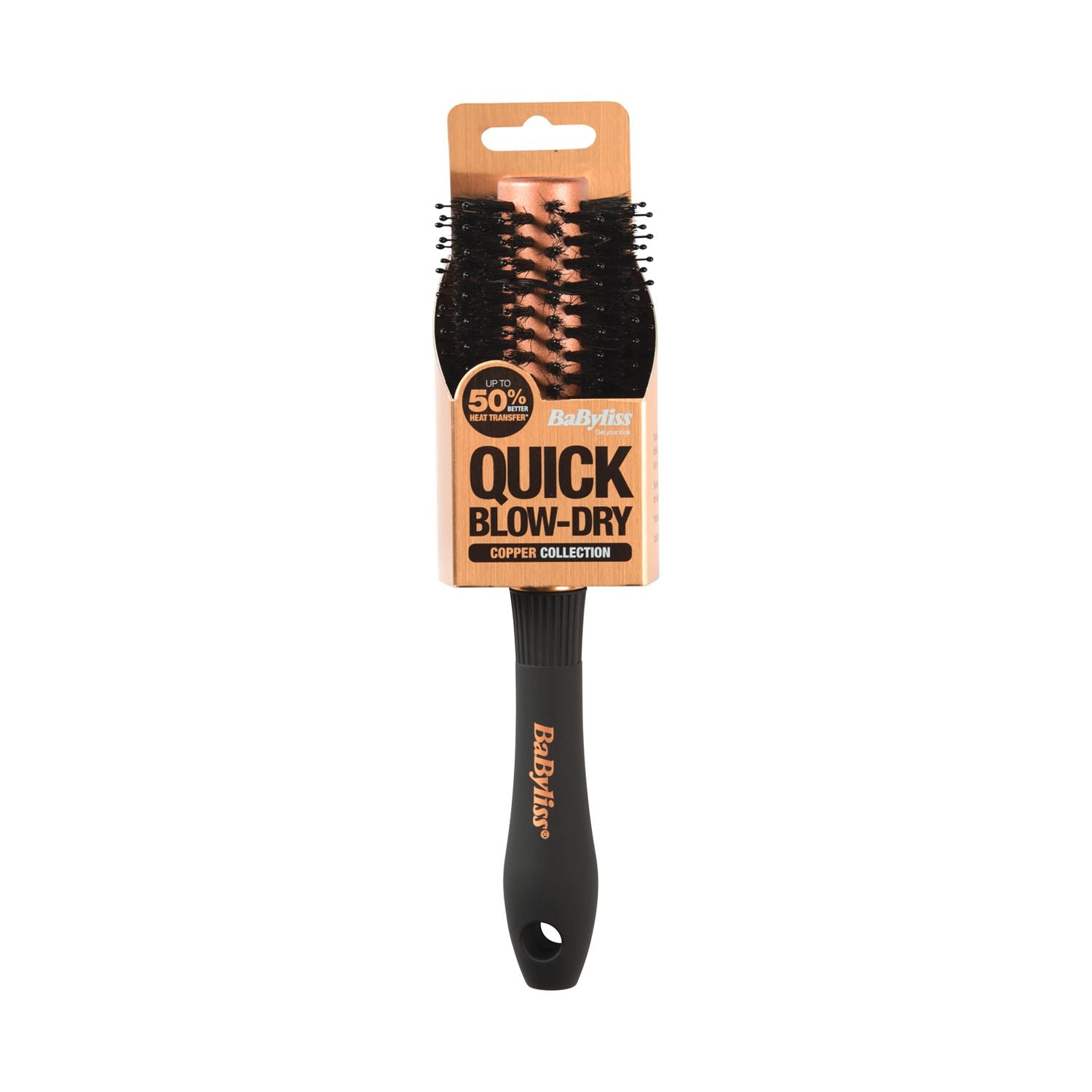 BaByliss copper barrel hair brush 25mm, imported from the UK