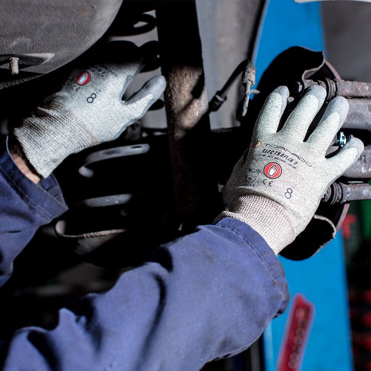 Tornado Electroflex 5 FTR cut-resistant gloves size 8, imported from the UK
