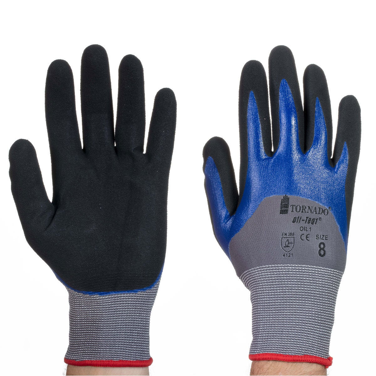 Tornado Oil-Teq safety gloves 12 pairs British product