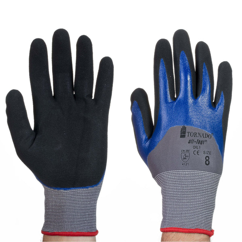 Tornado Oil-Teq safety gloves 12 pairs British product