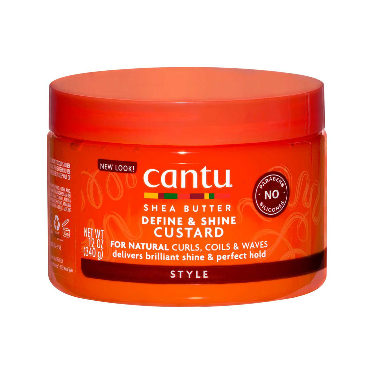 Cantu Shea Butter Define Shine Custard 340g imported from the UK