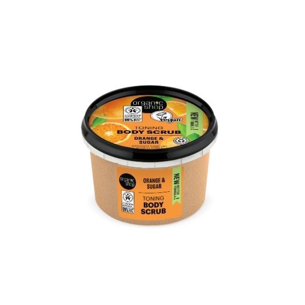 Organic Shop Toning Body Scrub Orange & Sugar 250ml