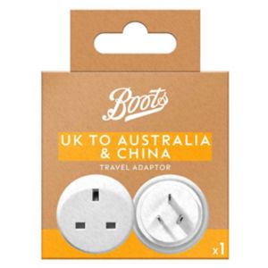 Boots UK to Australia travel adapter - British product