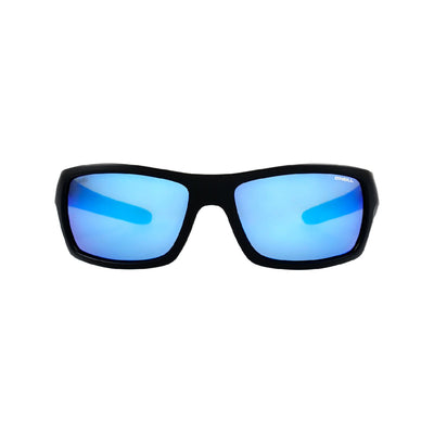 Boots O'Neill Barrell Sunglasses - Matte Black and Lime Mirror Frame- Buy online at McGrocer