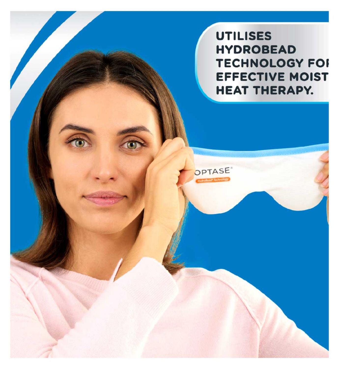 Optase Moist Heat Mask reusable eye mask - British product