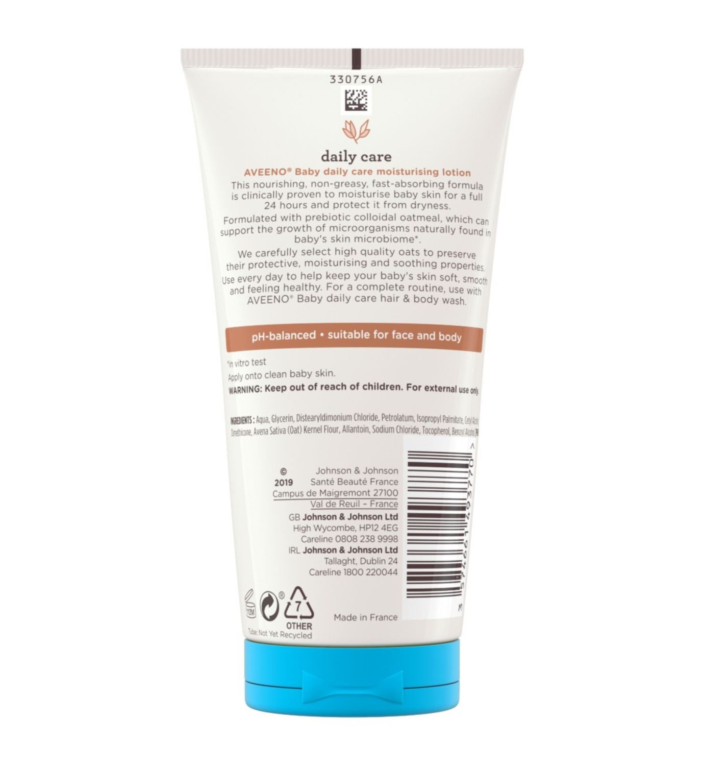 Aveeno Baby Daily Care Moisturising Lotion 150ml - British product