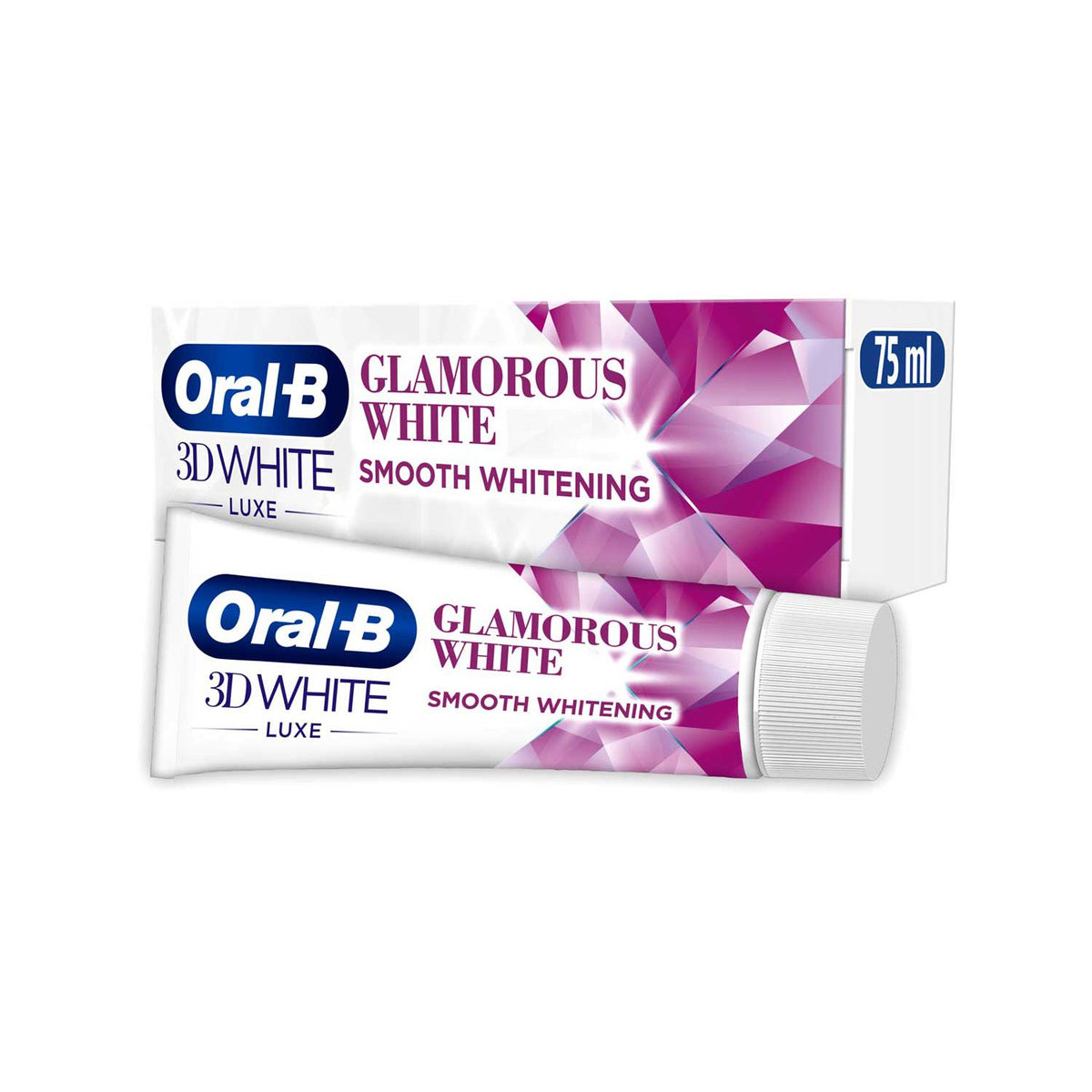 Oral-B 3D White Luxe Glamorous White toothpaste 75ml, UK version