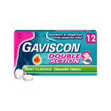 أقراص Gaviscon المضادة للحموضة بنكهة النعناع 12 قرصًا - منتج بريطاني