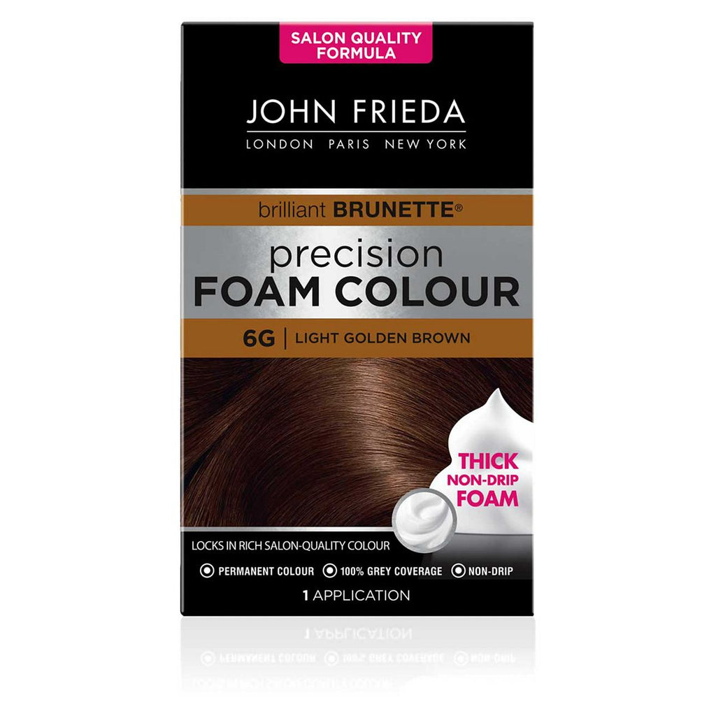 John Frieda Precision Foam Colour 6G Light Golden Brown 130ml