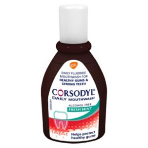 Corsodyl Gum Care Mouthwash Fresh Mint 50ml - British product
