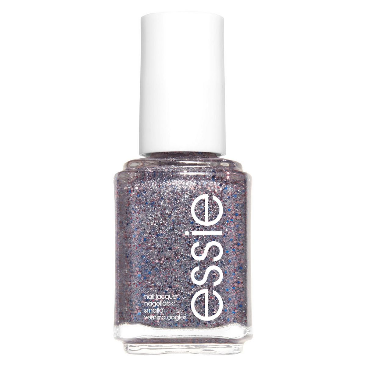 essie 511 Congrats Silver Pink Glitter Nail Polish GOODS Boots   