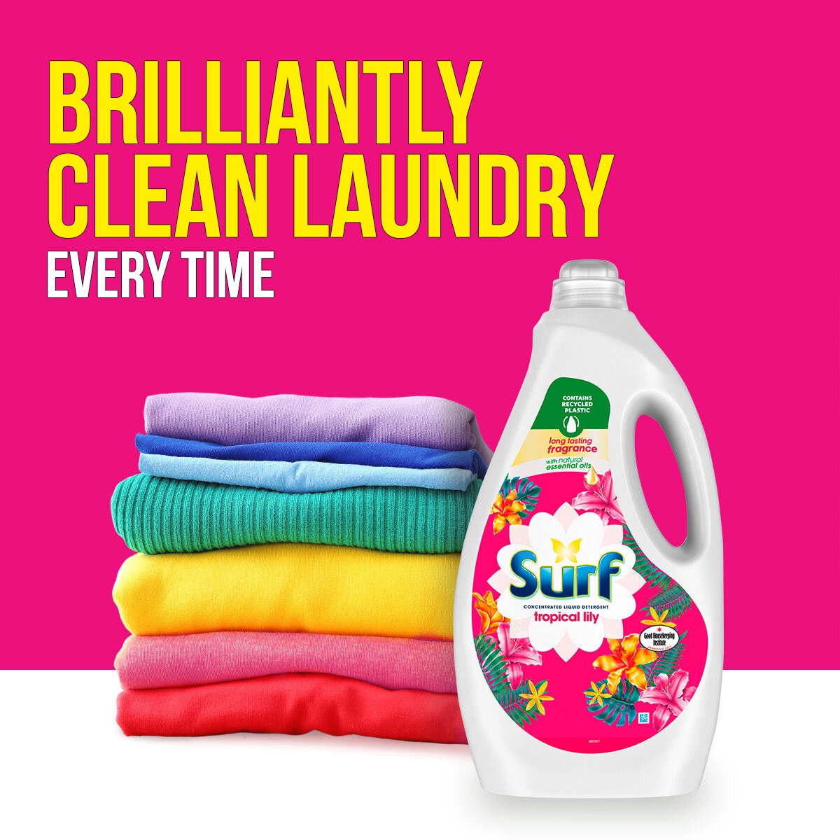 Surf Tropical Lily Laundry Liquid, 100 Wash GOODS Costco UK