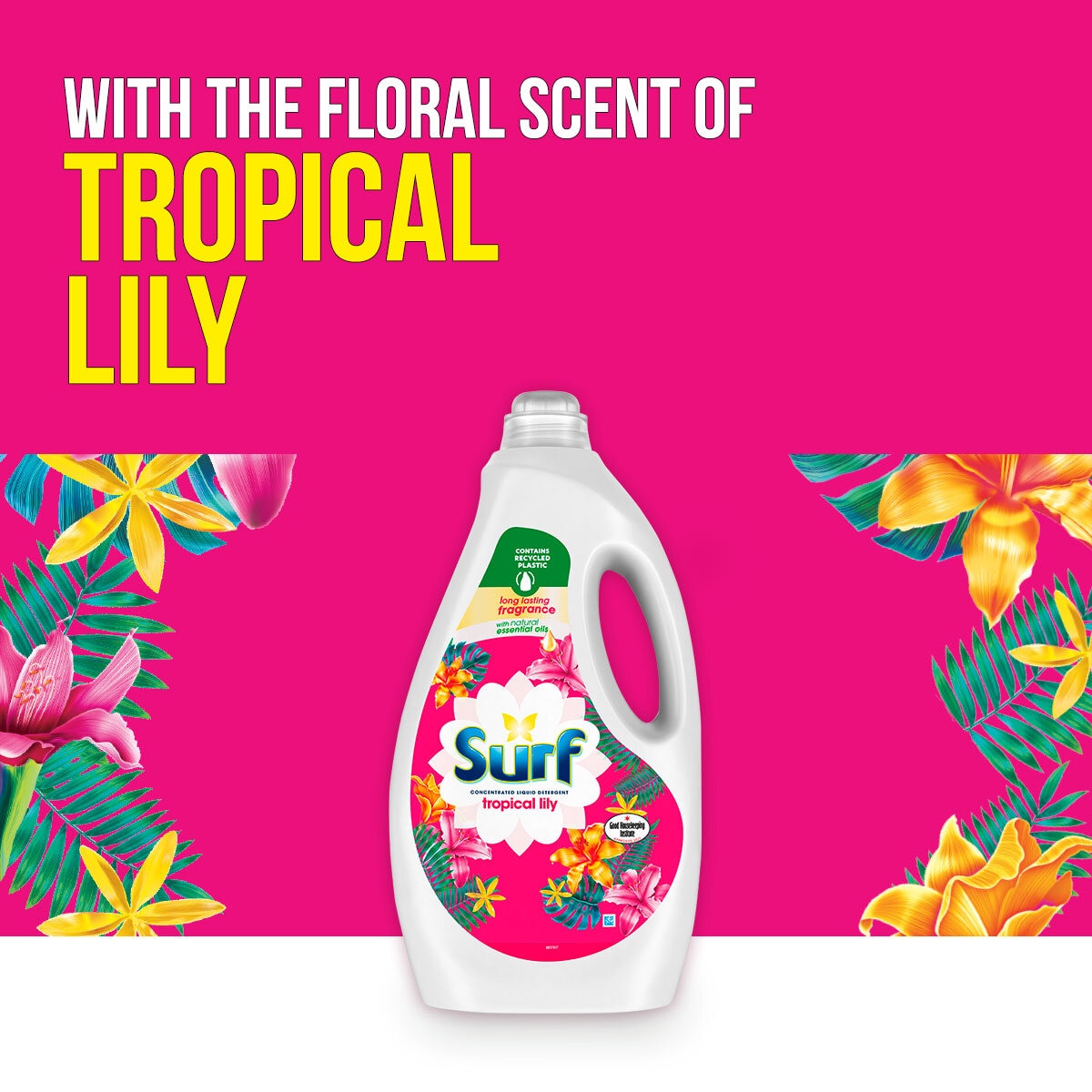 Surf Tropical Lily Laundry Liquid, 100 Wash GOODS Costco UK