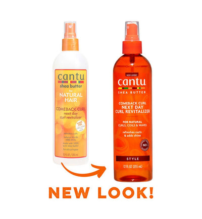 Cantu Shea Butter Natural Hair Comeback Curl Next Day Revitaliser 355 مل