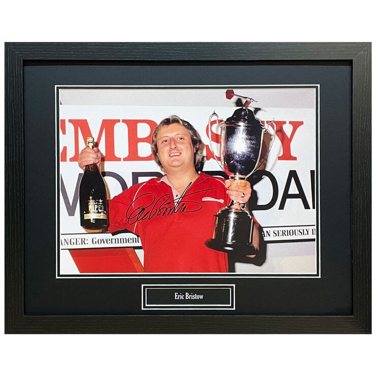 Eric Bristow signed framed photograph by Allstarsignings - British product