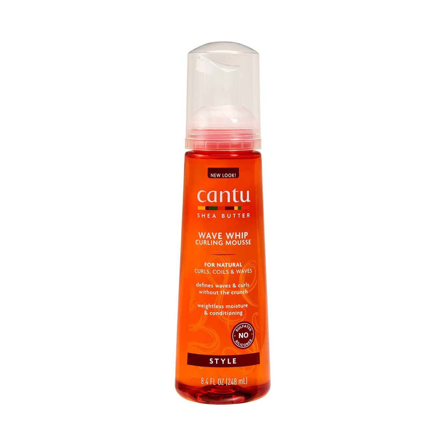 Cantu Wave Whip Curling Mousse 248ml for Natural Hair - British product