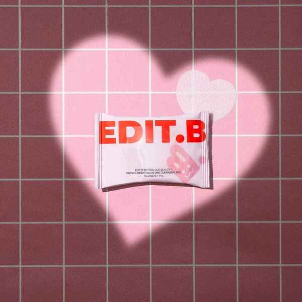 EDIT.B Joyfull Heart All In One cleansing pads 30pcs, imported from the UK