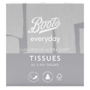 Boots Boots Everyday Tissue Cube 3ply Ultra Soft 55 Sheets- Jetzt bei McGrocer online kaufen