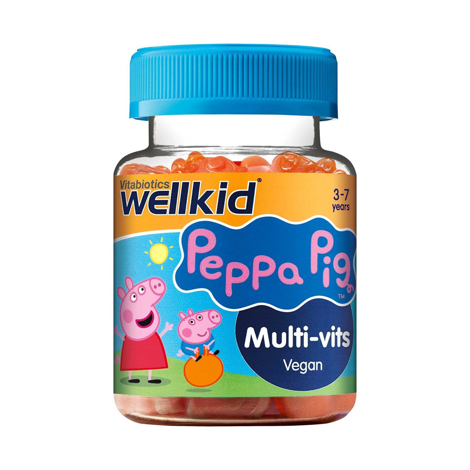 Vitabiotics Wellkid Peppa Pig Multi-Vit Gummibärchen 30 - Britisches Produkt