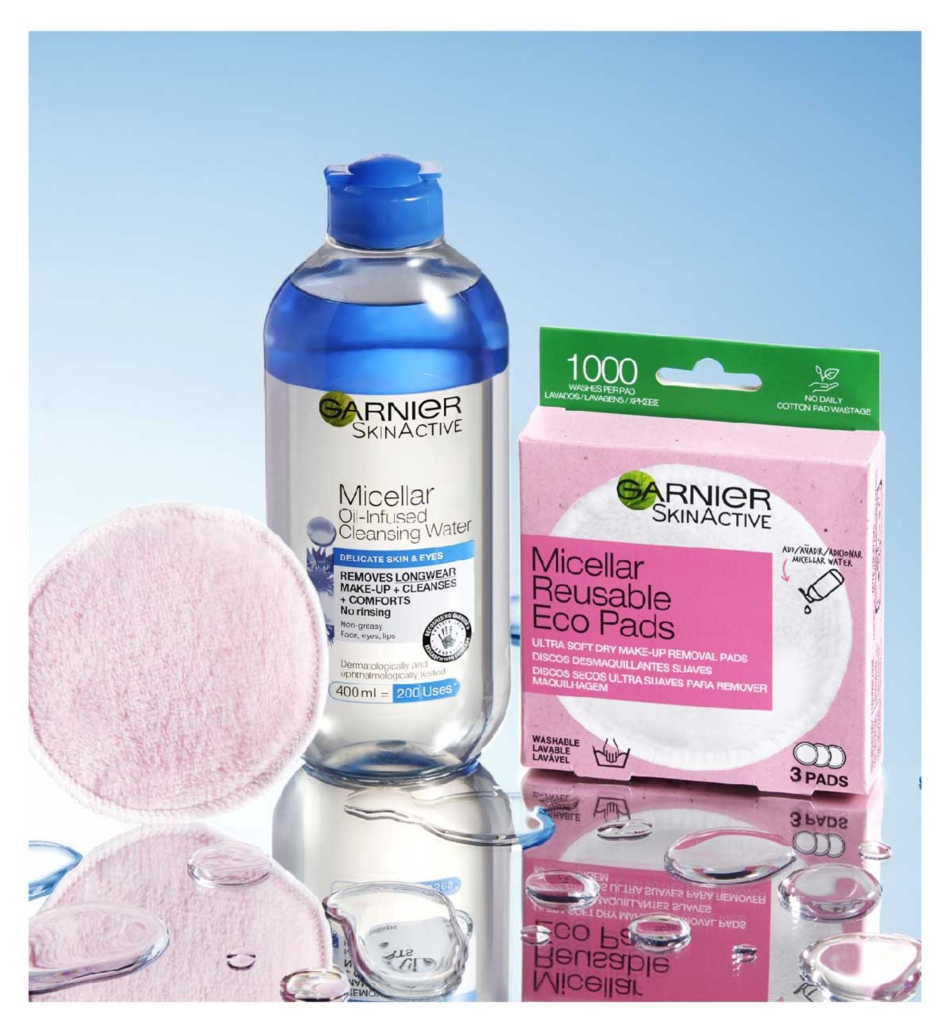 Garnier Mizellenwasser für empfindliche Haut 400ml, importiert aus Großbritannien
