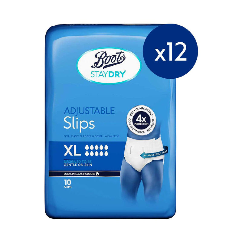 Boots Staydry Slips XL Bundle, 120er-Packung – Britisches Produkt