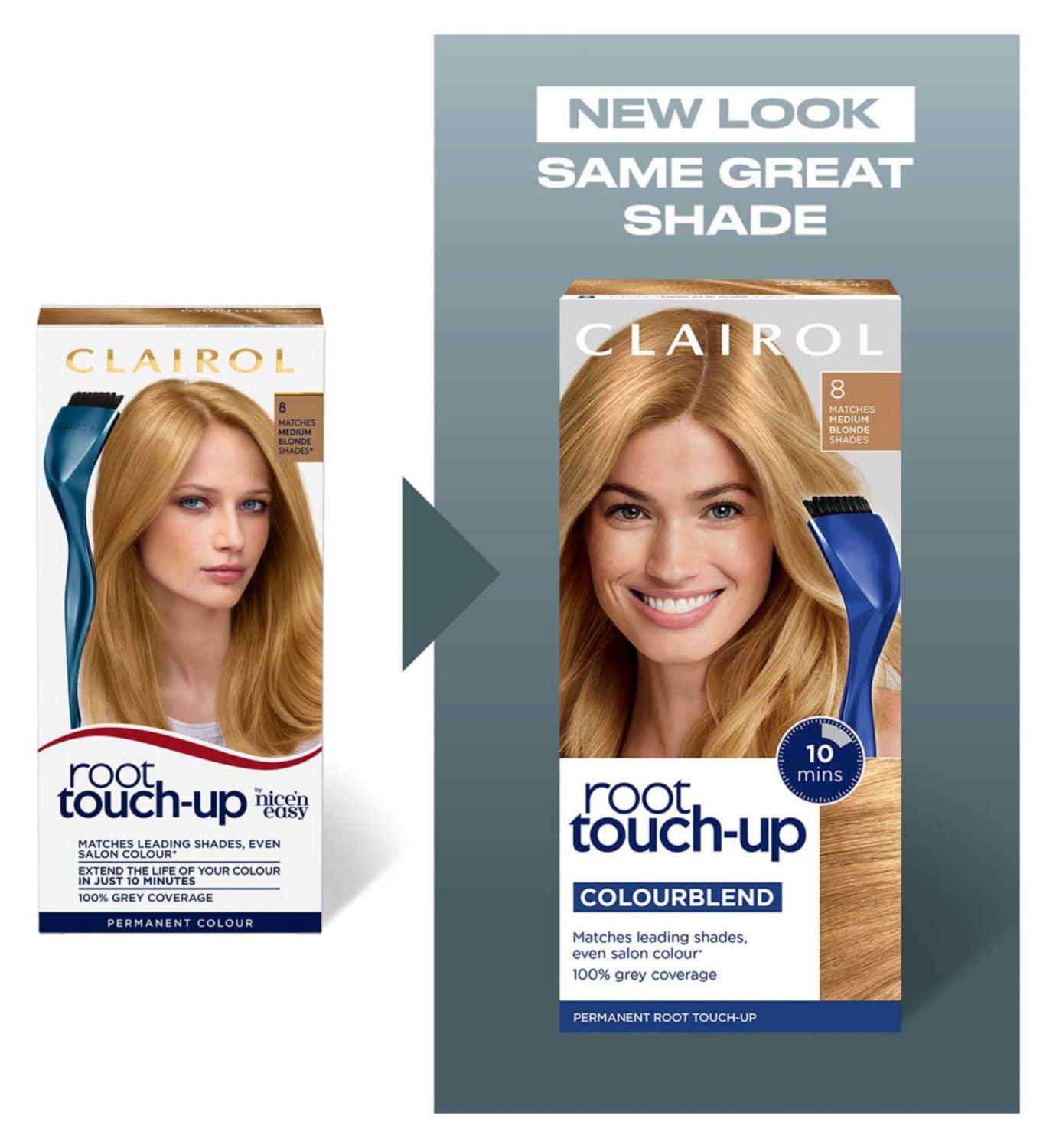 Clairol Root Touch-Up hair colour 8.5A Medium Ash Blonde 30ml - British product