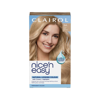 Clairol Nice'n Easy Permanent Hair Dye 9A Light Ash Blonde 177ml