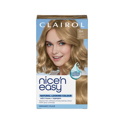 Boots Clairol Nice'n Easy Permanente Haarfarbe Mittelbraun Aschblond 177ml - Online bei McGrocer kaufen