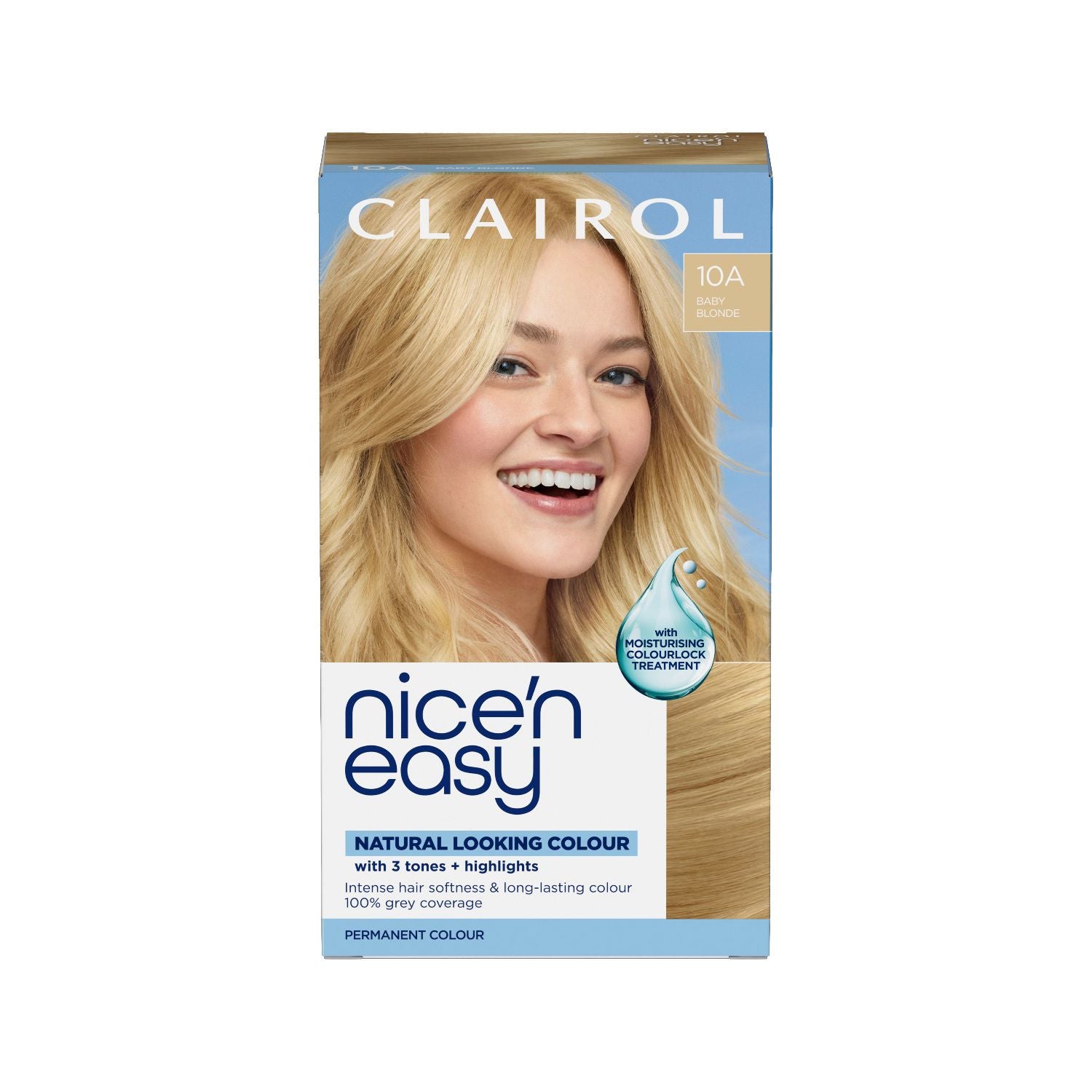 Coloration permanente Clairol 10A Baby Blonde 177ml, importée du Royaume-Uni