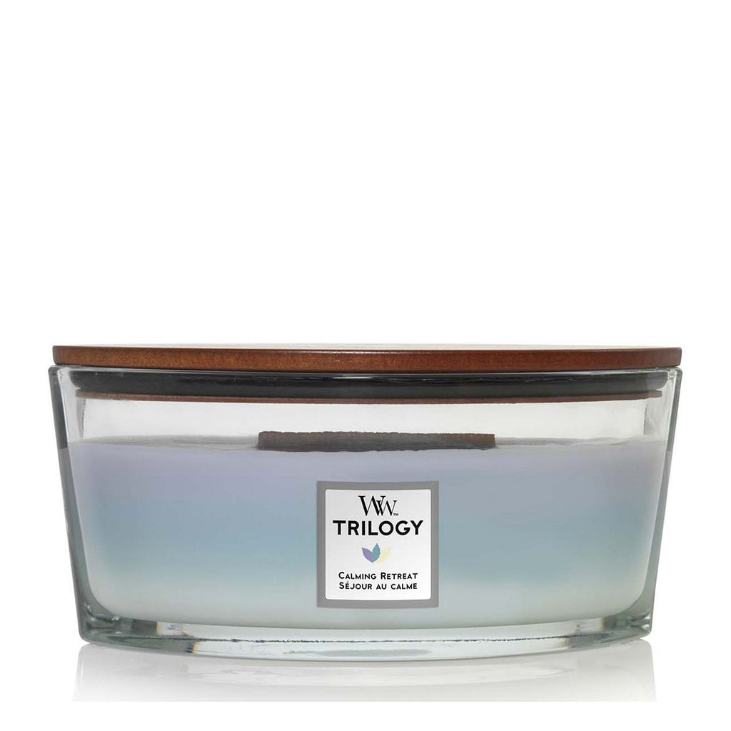 WoodWick Calming Retreat Ellipse Candle Trilogy