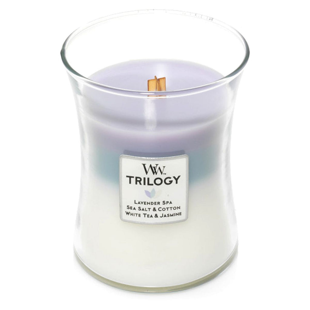 WoodWick Calming Retreat Medium Jar Candle Trilogy