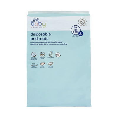 Boots Baby Einweg-Bettschutzunterlagen 8er Pack