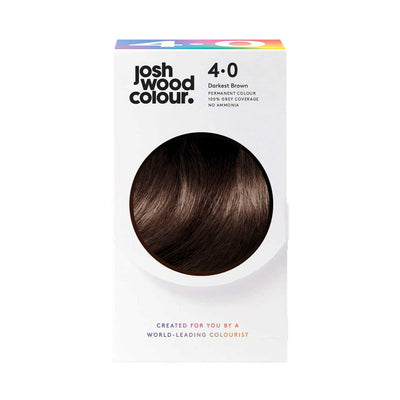 Boots Josh Wood Colour 4.0 Darkest Brown Permanent Hair Dye- Buy online at McGrocer