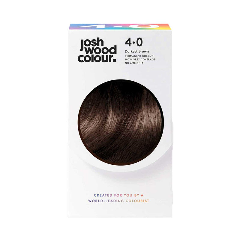 Josh Wood Colour permanente Haarfarbe 4.0 Dunkelbraun (britische Marke)